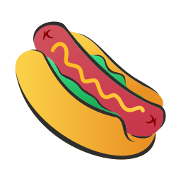 hot dog icono