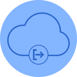 accesso al cloud icona