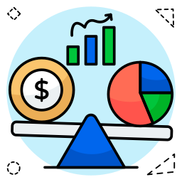 Financial analysis icon
