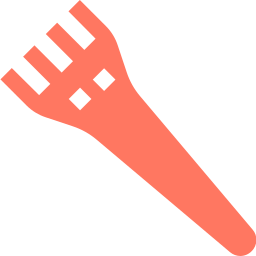 Hair dye brush icon