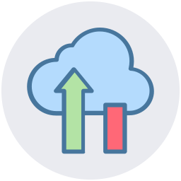 carga en la nube icono