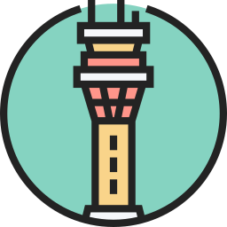 Torre de control icono