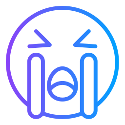 Cry emoji icon