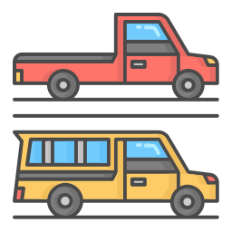 vehículos icono