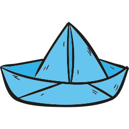 Paper boat icon