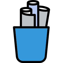 Paper rolls icon