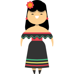 mulher mexicana Ícone