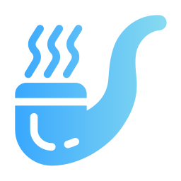 Cigar pipe icon
