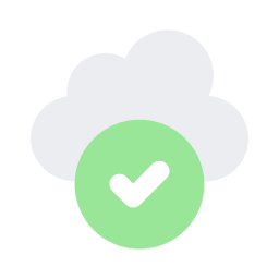 Verified cloud icon
