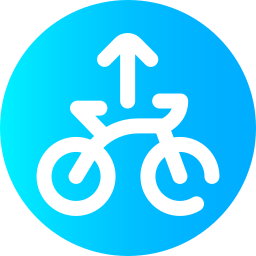 Bike path icon
