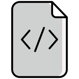 arquivo de código Ícone