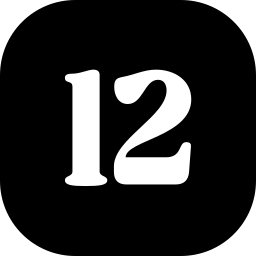 número 12 Ícone