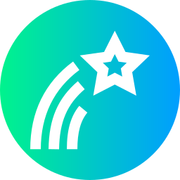 Shooting star icon