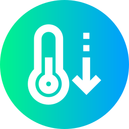 bassa temperatura icona