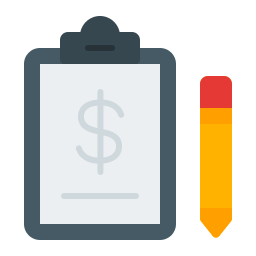 plan financiero icono