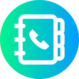 Phone book icon