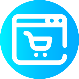 Покупки онлайн иконка