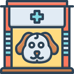 Veterinary hospital icon