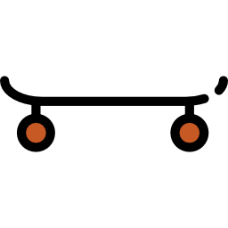 planche à roulette Icône