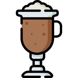 Café irlandés icono