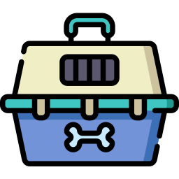 Dog carrier icon