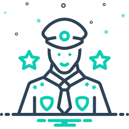 policía icono