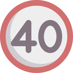 Speed limit icon