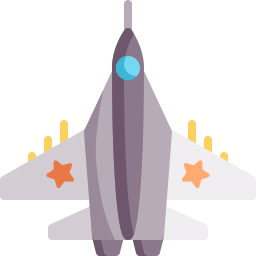 Jet plane icon