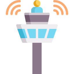 Torre de control icono