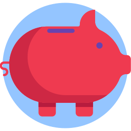 Piggy bank icon