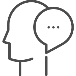 comunicación icono