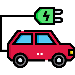 Electric car icon