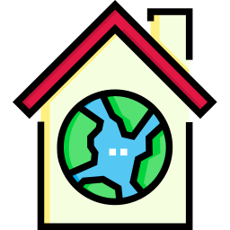 maison écologique Icône