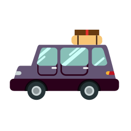 Traveling car icon