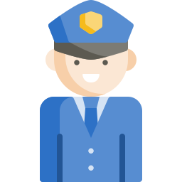 Traffic officer icon