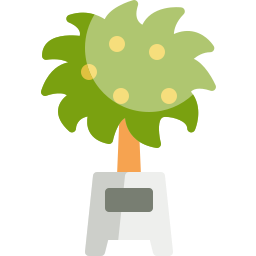 Orange tree icon