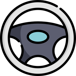 Steering wheel icon