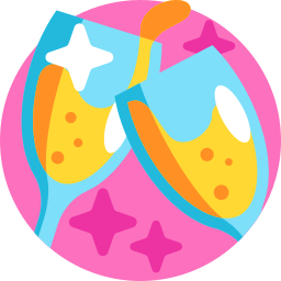 Champagne glass icon