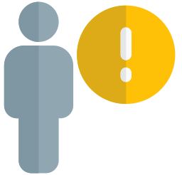 signo de exclamación icono