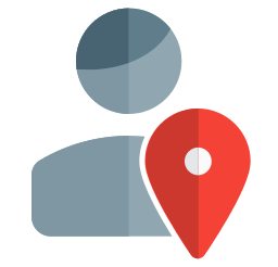 ubicación icono