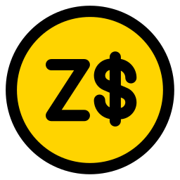 dollaro dello zimbabwe icona