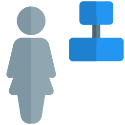alineación icono