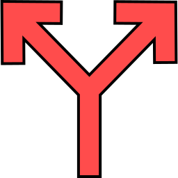 Y intersection icon