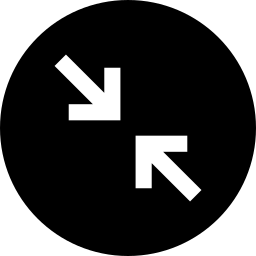 minimizar flecha icono