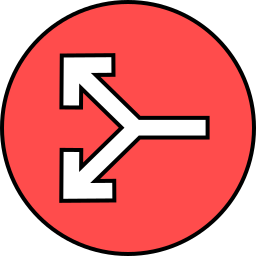 intersezione y icona