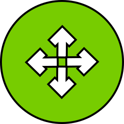 네 개의 화살표 icon