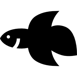 pez luchador siamés icono