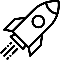 Rocket ship icon