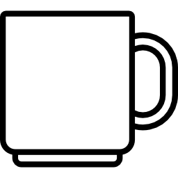 taza de café icono