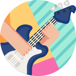 Electric guitar icon